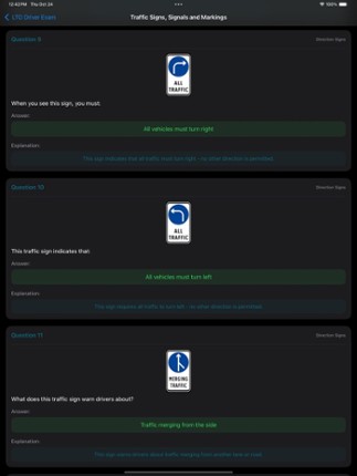 LTO Driver's Exam Reviewer screenshot