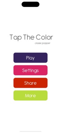 Tap The Color : Classic Popper Image