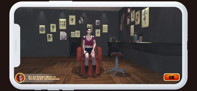 Tattoo Studio Simulator 3D screenshot