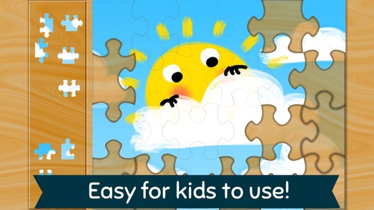 Weather Puzzles for Toddlers and Pre-K - Science for Kids! Educational learning games about seasons and climate, from sun to snow! screenshot