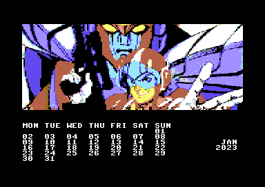 Games like Big Mecha C64 2023 Calendar
