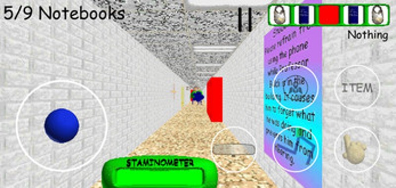 Everyone helps Baldi Android port screenshot