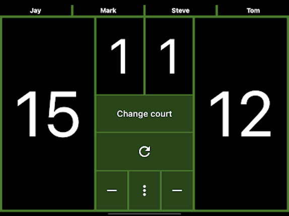 Badminton Scoreboard screenshot