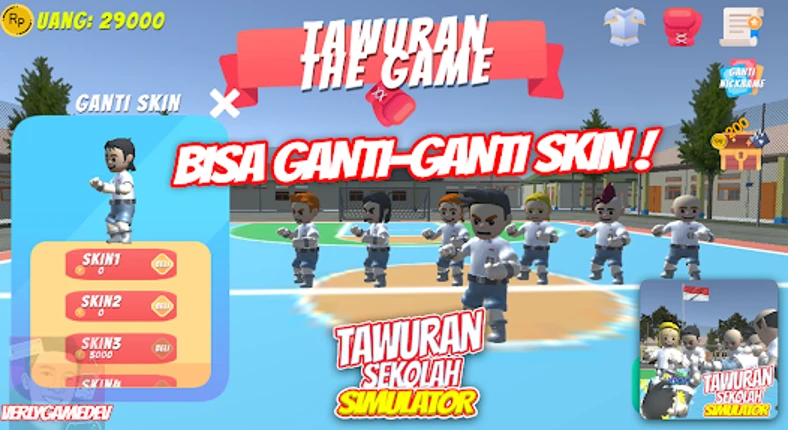 Tawuran Sekolah Simulator screenshot