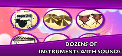 Kids learn music instruments Image