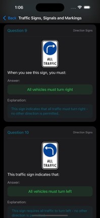 LTO Driver's Exam Reviewer screenshot