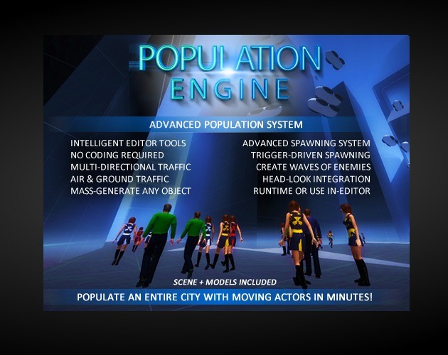 Games like Population Engine (for Unity3D)
