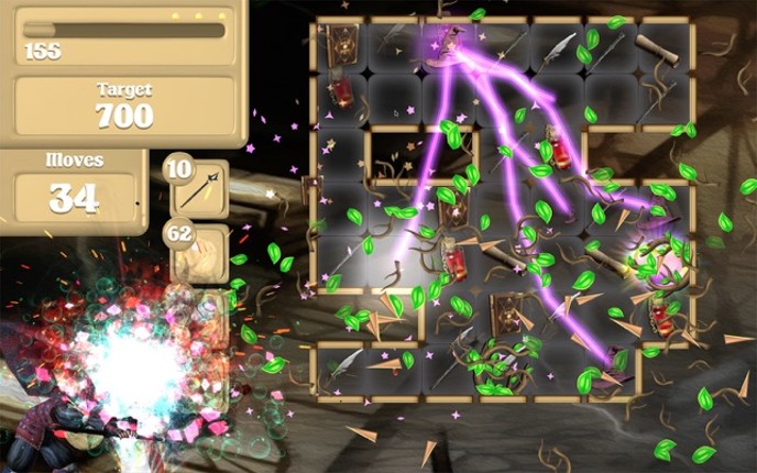 Wizard Vs Zombie - Match 3 screenshot