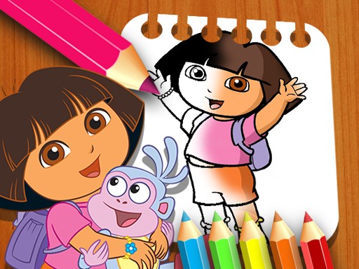 Games like Dora the Explorer the Coloring Book
