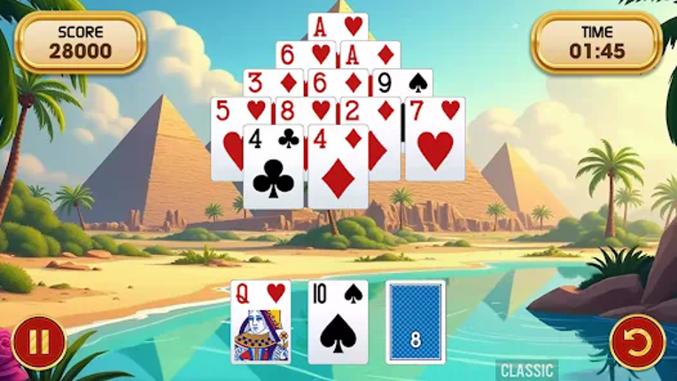 Pyramid Solitaire Challenge Image