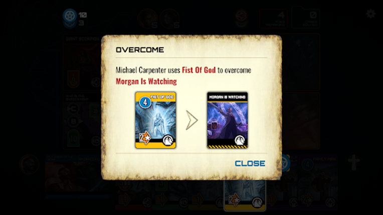 Dresden Files Co-op Card Game screenshot