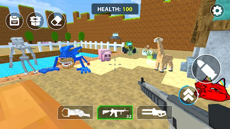 Sandbox Craft Shooter Survival screenshot