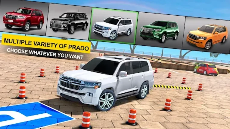 Real Prado Game: Parking Zone screenshot