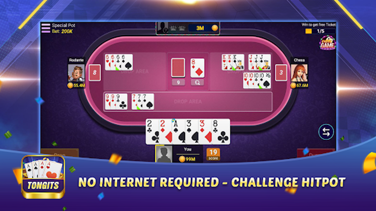 Tongits - Offline Card Games screenshot