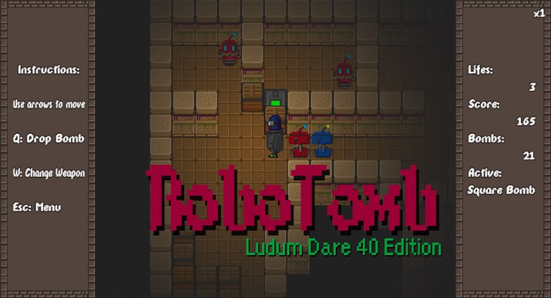 Robo Tomb, Ludum Dare 40 Edition Game Cover