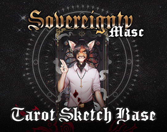 Sovereignty Tarot Sketch Base - Masc Image