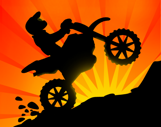 Sunset Bike Racer - 2D Motocross Racing Game Cover