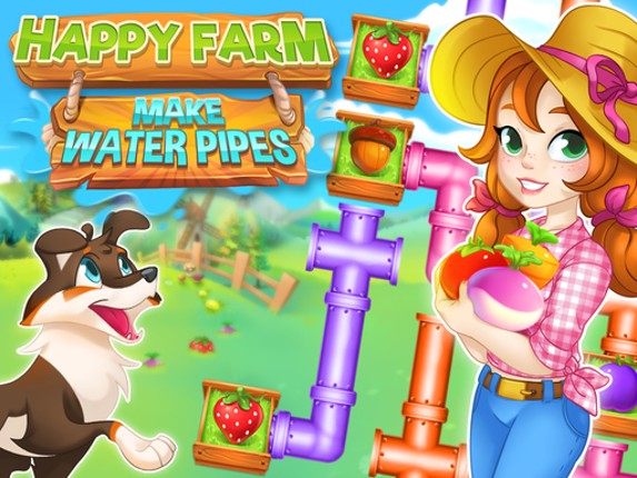 Happy farm : make water pipes Image