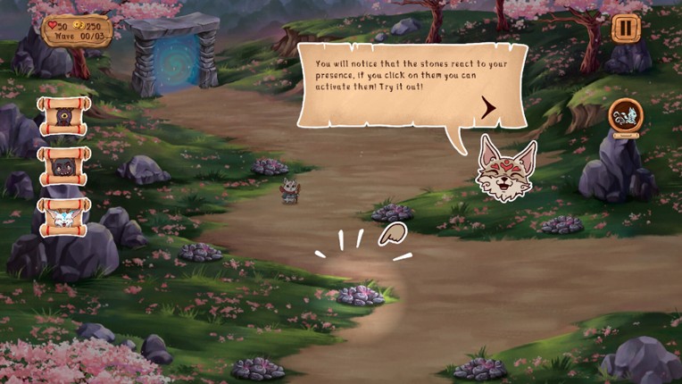 Kitsune's Paths Tower Defense screenshot