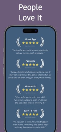 Mental Math Practice Games screenshot