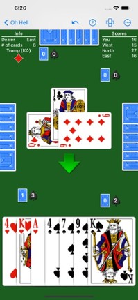 Oh Hell - Expert AI screenshot