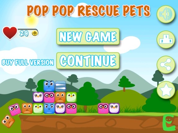 Pop Pop Rescue Pets Free - The cute puzzle games screenshot