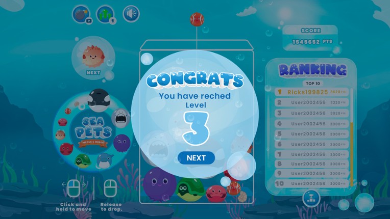 Sea Pets: Match & Merge screenshot
