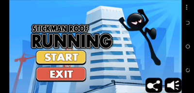 Stickman Roof Running Image