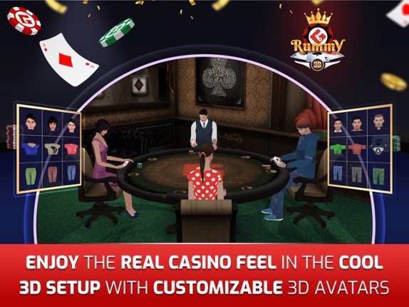 3D Rummy screenshot