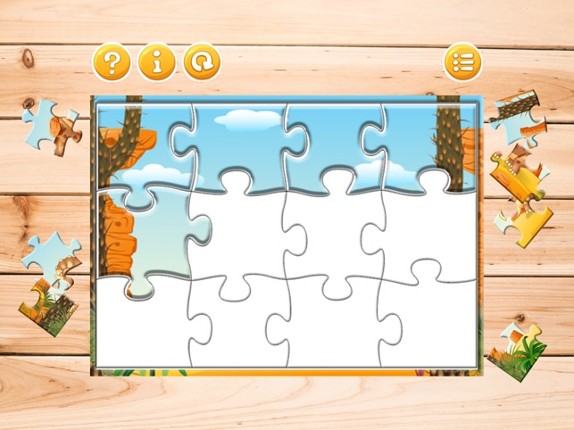Baby Dinosaur Jigsaw Puzzle Game For Kid Preschool screenshot