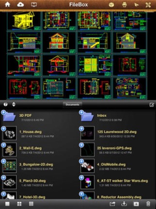 CAD On The Go - edit 2D/3D AutoCAD DWG/DFX files screenshot
