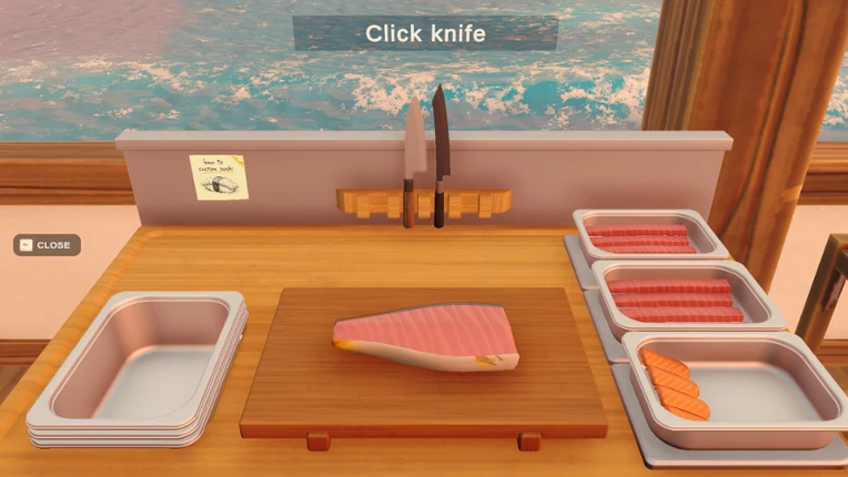 Deep Blue Sushi Image
