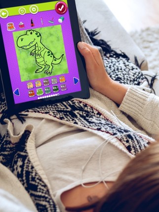 Dinosaur Coloring Book Pages screenshot