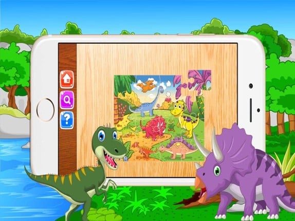 Dinosaur Jigsaw Puzzle Toddler Kids Dino Game Free Image