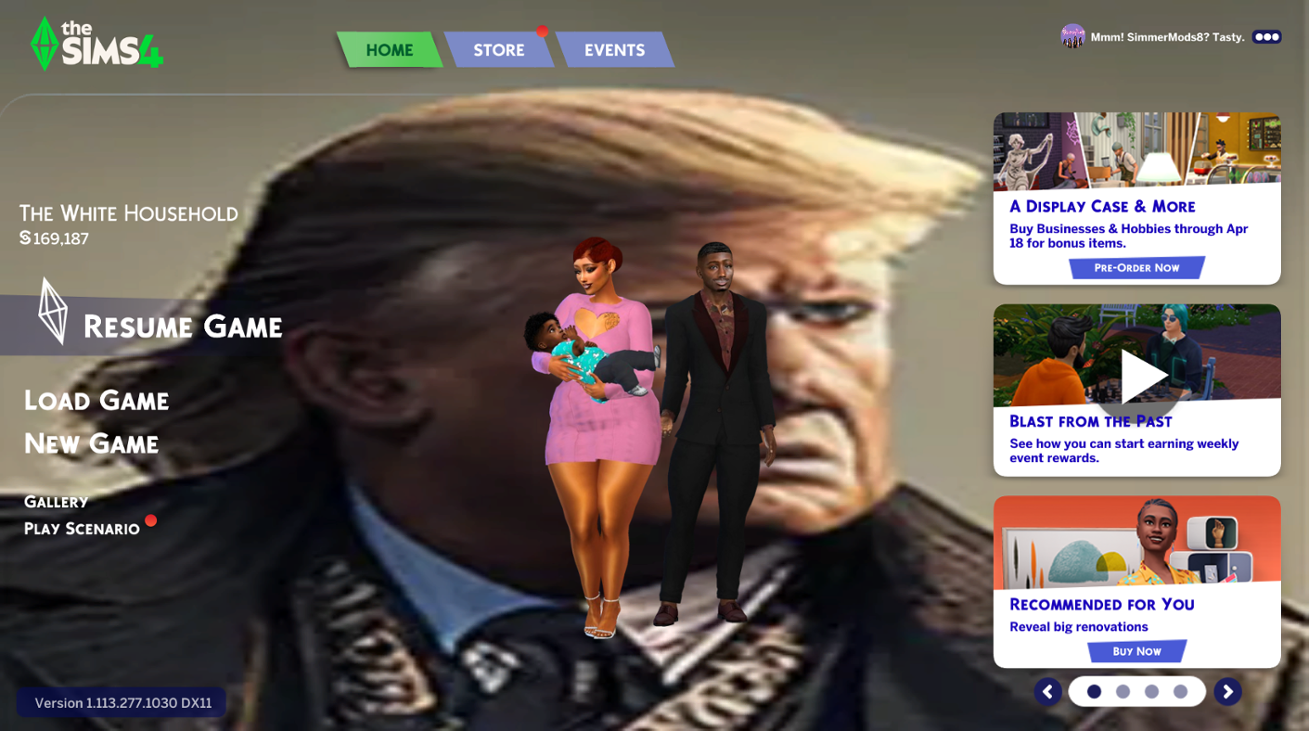 Games like Donald Trump Main Menu