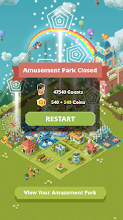 Merge Tycoon: 2048 Theme Park screenshot