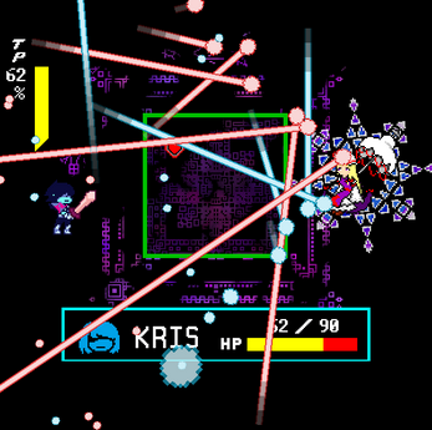 Deltarune Yukari Battle screenshot