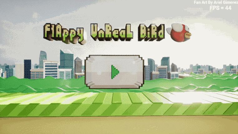 Flappy Unreal Bird 3D C++ Game Cover