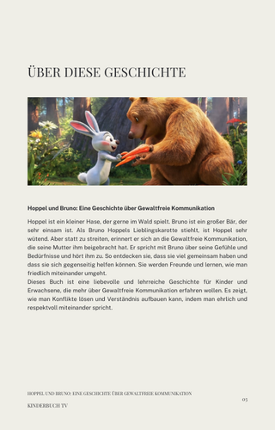 Kinderbuch: Hoppel und Bruno: Eine Geschichte über Gewaltfreie Kommunikation Image