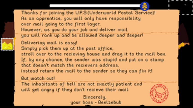 Underworld Postal Service screenshot