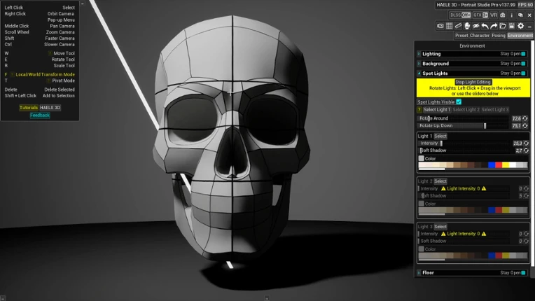 HAELE 3D - Portrait Studio Pro - Drawing References screenshot