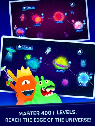 Math Matching Game. Space Math qiuz screenshot