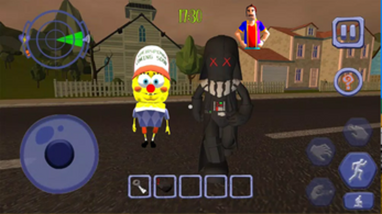 Mr. Night with Friends Basketball Player and Galactic Soldier Neighbor screenshot