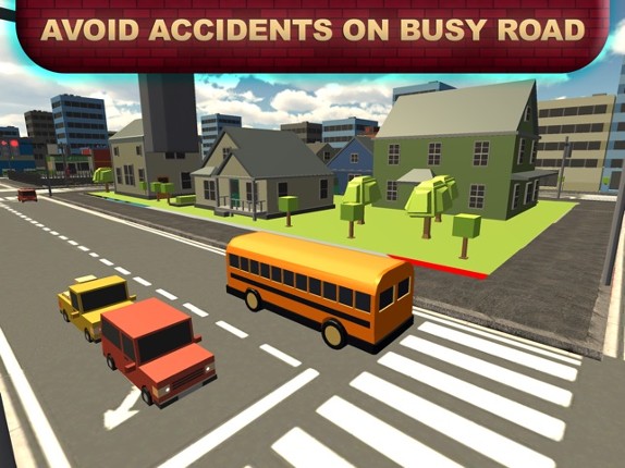 Pick &amp; drop Kids School Bus Offroad Simulator Game Image