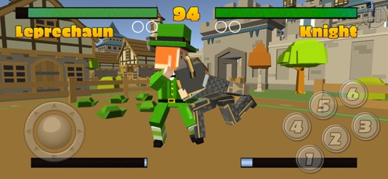 Pixel Fighting 3D Image