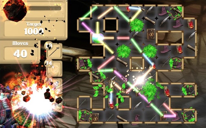 Wizard Vs Zombie - Match 3 screenshot