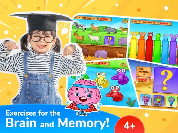 123 Kids Fun Memory Games +4 screenshot