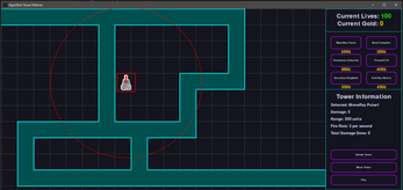 Algorithm Tower Defense Image