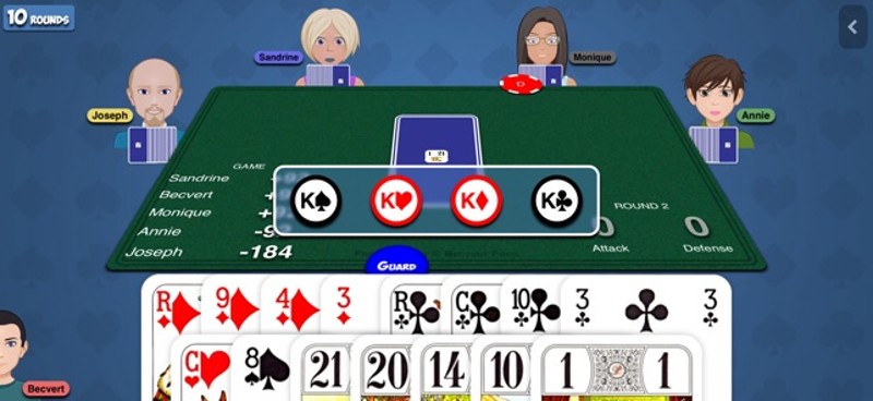 French-Tarot screenshot