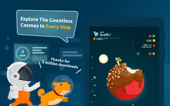 Walkr: Fitness Space Adventure Image
